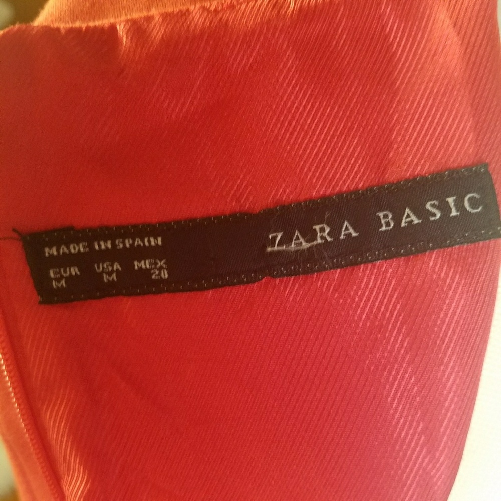 Zara structured peplum top square neck A70 - Picture 5 of 8